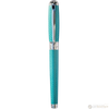 S T Dupont Line D Fountain Pen - Diamond Guilloche - Aquamarine - Large-Pen Boutique Ltd