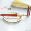 S T Dupont Line D Fountain Pen - Diamond Guilloche - Ruby - Large-Pen Boutique Ltd