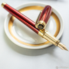 S T Dupont Line D Fountain Pen - Diamond Guilloche - Ruby - Large-Pen Boutique Ltd