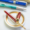 S T Dupont Line D Fountain Pen - Diamond Guilloche - Ruby - Large-Pen Boutique Ltd