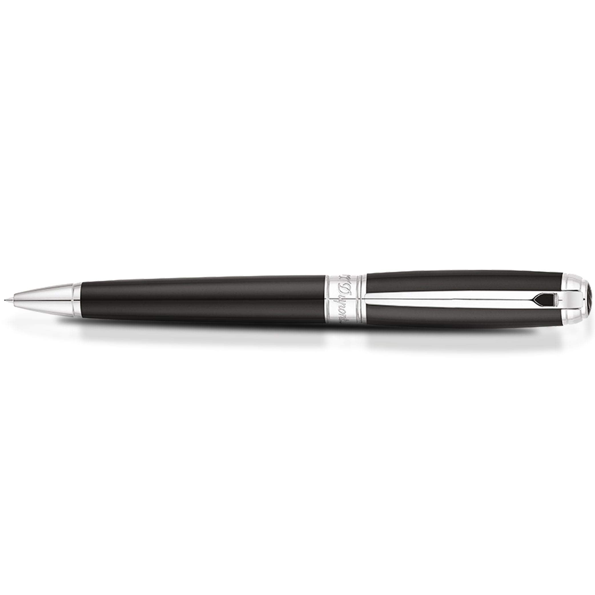 S T Dupont Line D Mechanical Pencil - Black - Palladium Trim-Pen Boutique Ltd