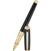 S T Dupont Line D Rollerball Pen - Gold - Black-Pen Boutique Ltd