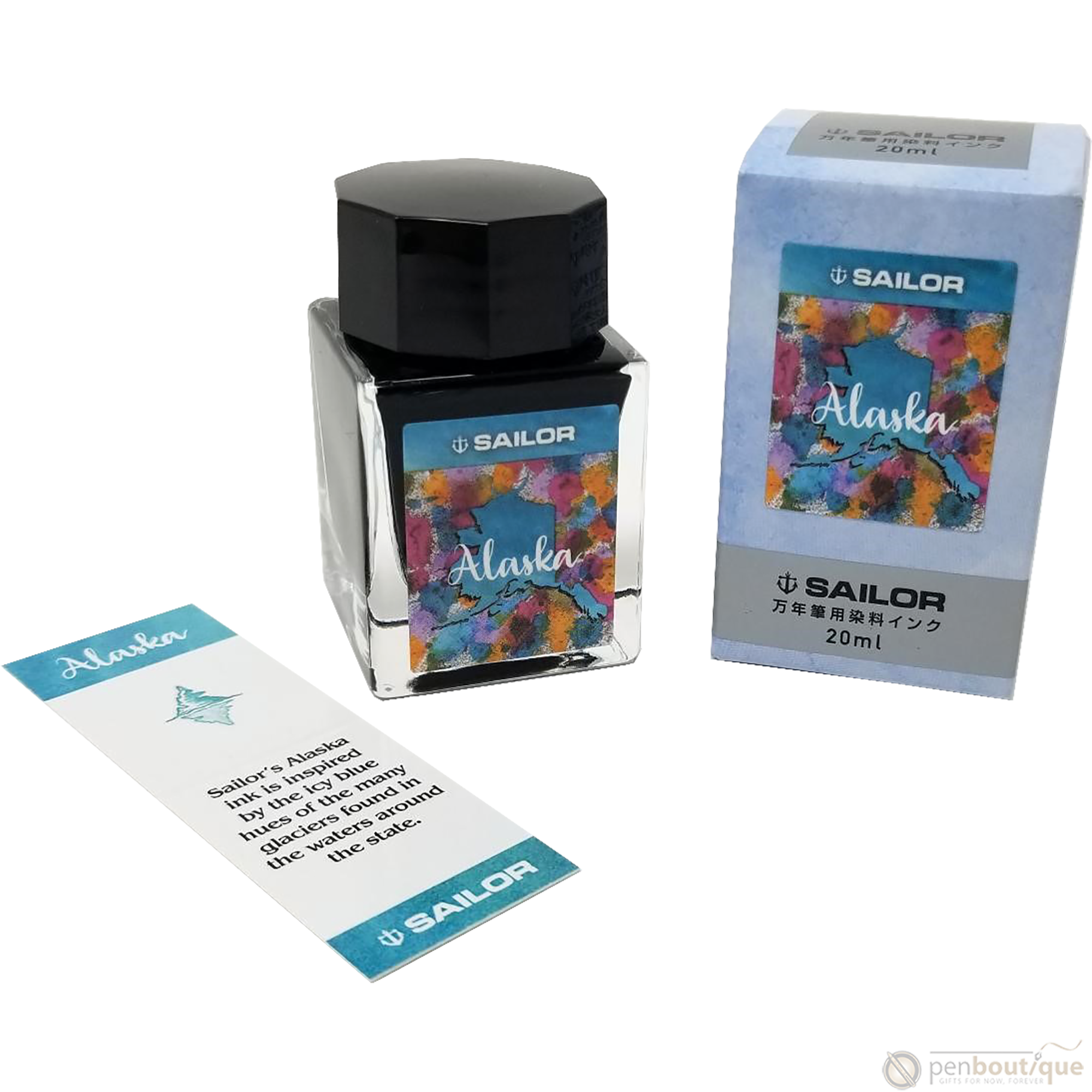 Sailor Bottled Ink - USA State - Alaska - 20ml-Pen Boutique Ltd
