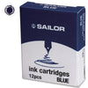 Sailor Jentle Blue Ink Cartridge-Pen Boutique Ltd