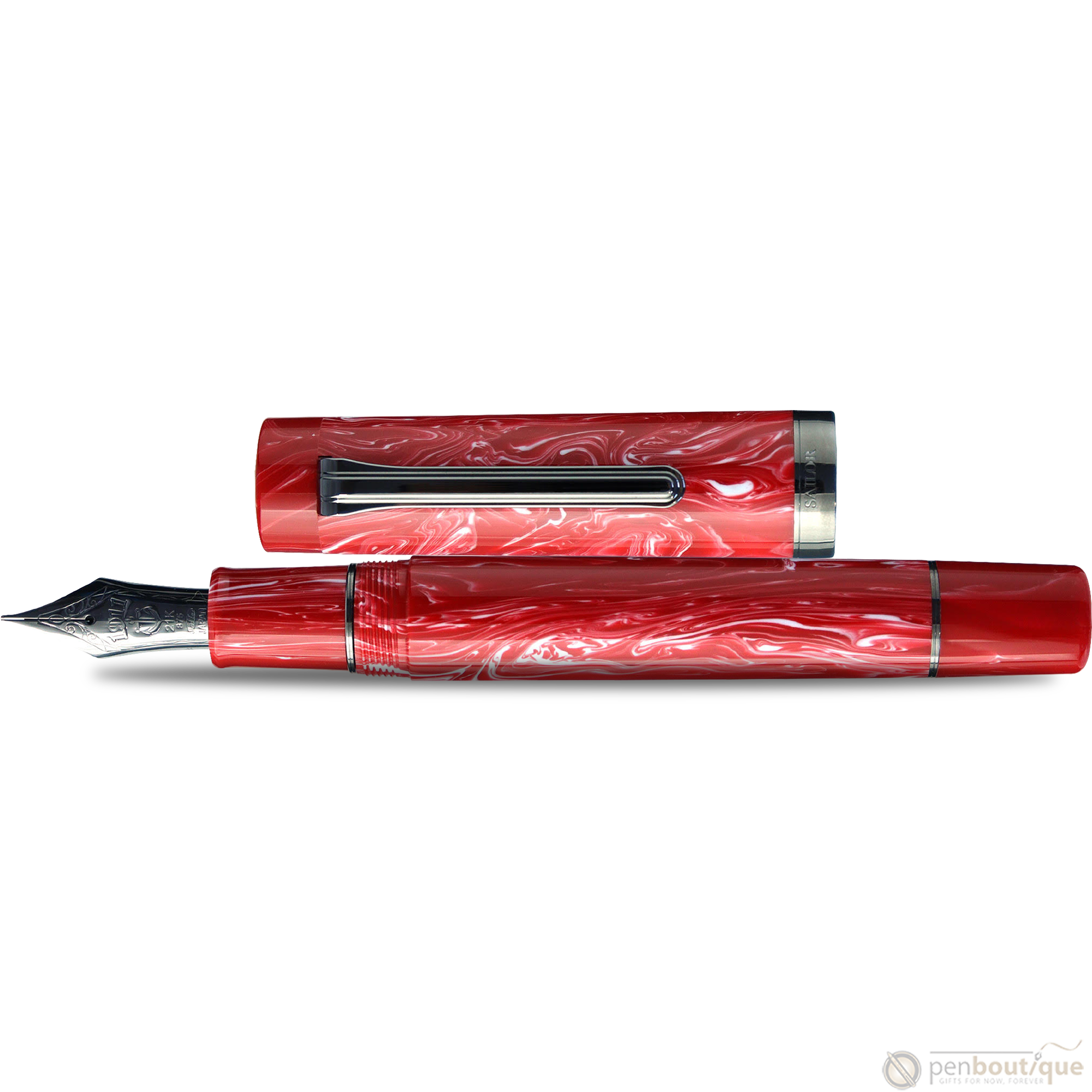 Sailor Luminous Shadow Fountain Pen - Limited Edition - Dusk Red (Bespoke Dealer Exclusive)-Pen Boutique Ltd