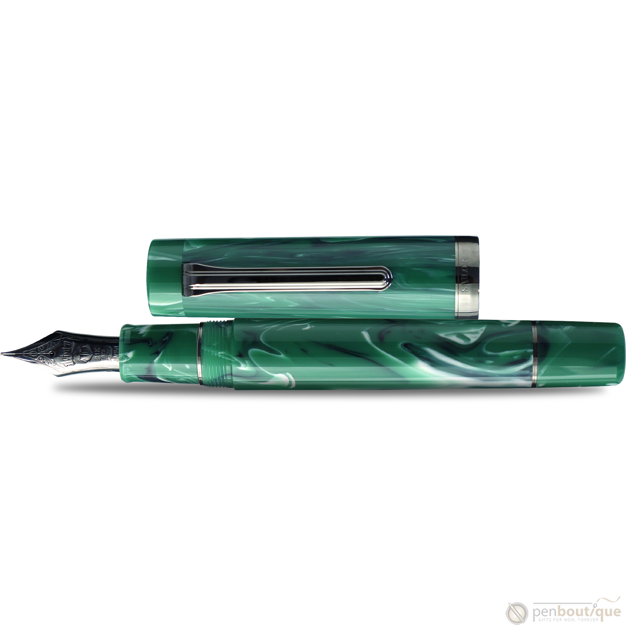 Sailor Luminous Shadow Fountain Pen - Limited Edition - Grove Green (Bespoke Dealer Exclusive)-Pen Boutique Ltd