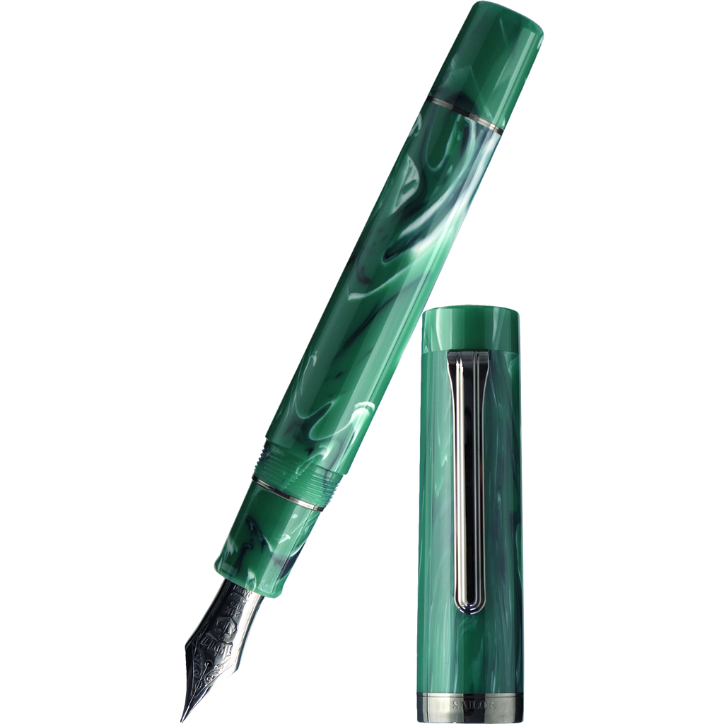 Sailor Luminous Shadow Fountain Pen - Limited Edition - Grove Green (Bespoke Dealer Exclusive)-Pen Boutique Ltd