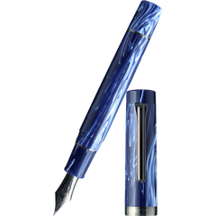 Sailor Luminous Shadow Fountain Pen - Limited Edition - Storm Blue (Bespoke Dealer Exclusive)-Pen Boutique Ltd
