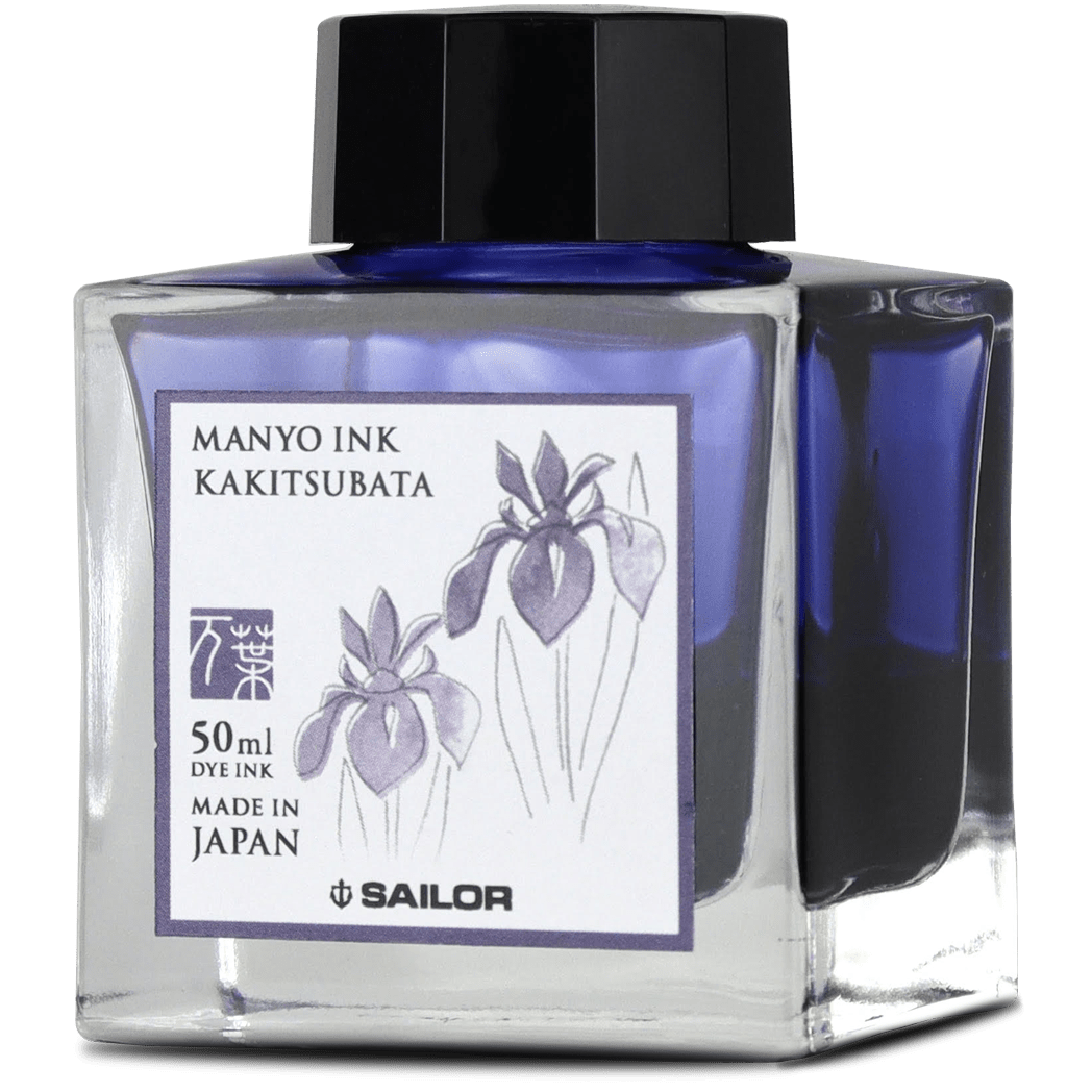 Sailor Manyo Ink Bottle - Kakitsubata - 50ml-Pen Boutique Ltd