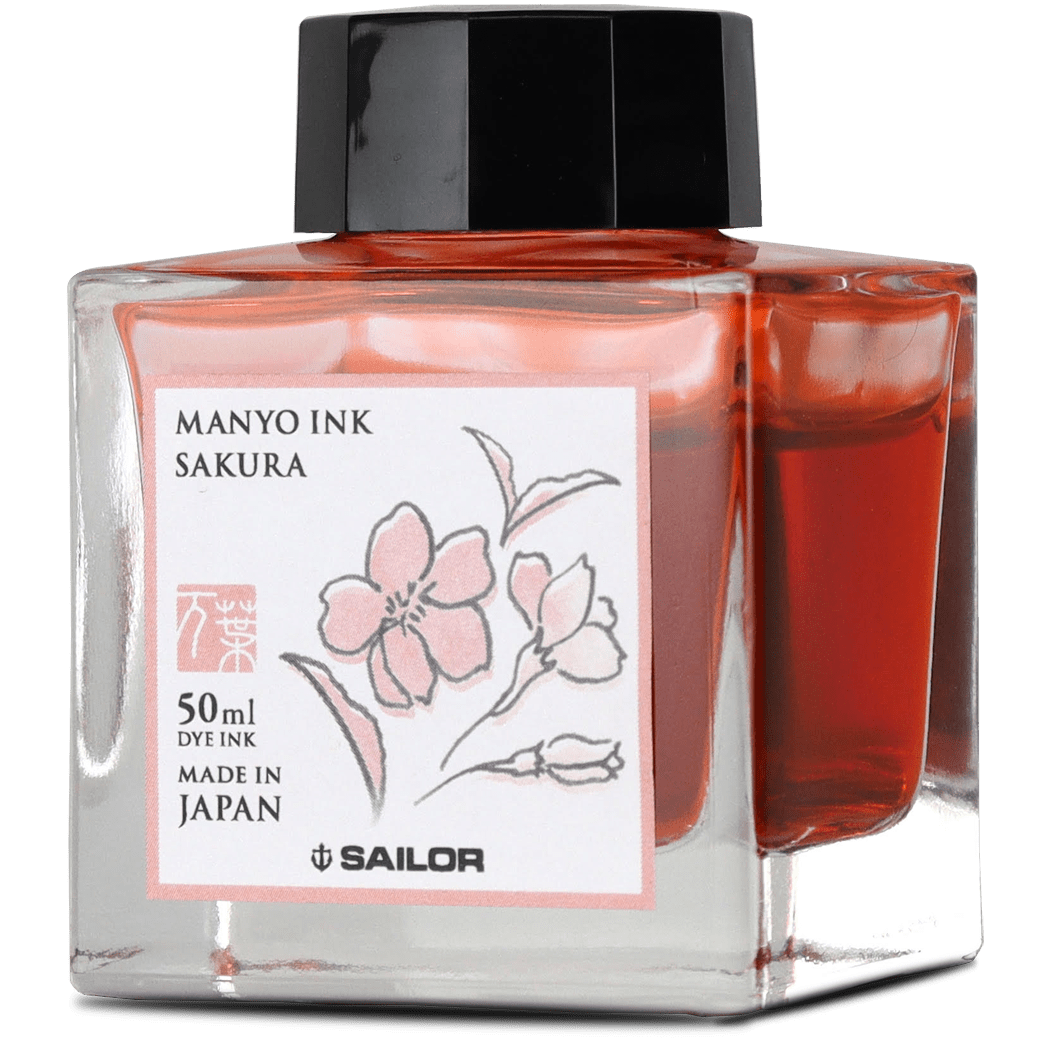 Sailor Manyo Ink Bottle - Sakura - 50ml-Pen Boutique Ltd