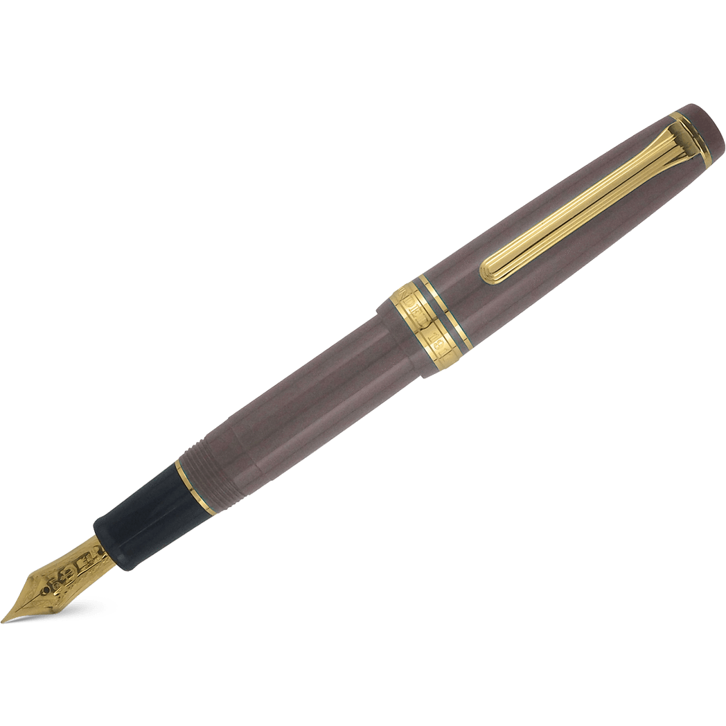 Sailor Professional Gear Slim Mini Fountain Pen - Taupe - 14K Gold Trim (North America Exclusive)-Pen Boutique Ltd