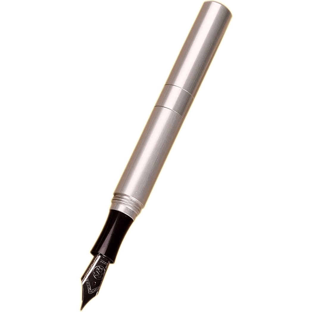 Schon DSGN The Pocket Six Fountain Pen - Silver Anodized Aluminium-Pen Boutique Ltd