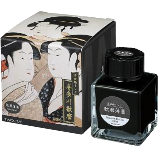 Taccia Ukiyo-e Ink Bottle - Utamaro-Usuzumi - 40 ml (Ver. 2)-Pen Boutique Ltd