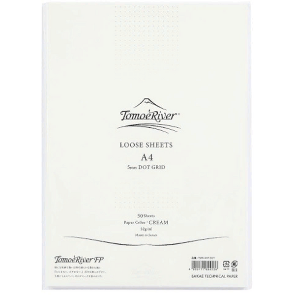 Tomoe River FP Loose Sheets - Cream - A4 - Dot Grid-Pen Boutique Ltd