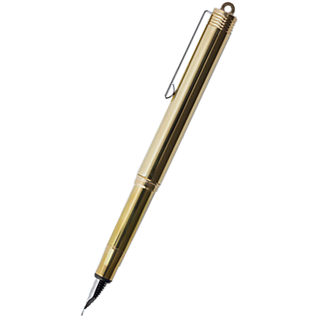 Traveler's Brass Fountain Pen - Solid-Pen Boutique Ltd