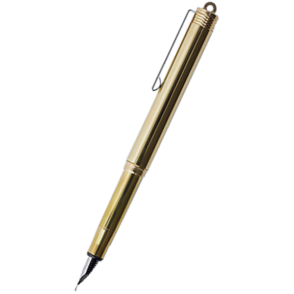 Traveler's Brass Fountain Pen - Solid-Pen Boutique Ltd