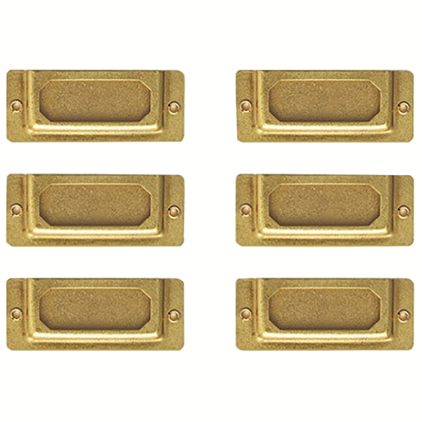 Traveler's Brass Label Plate-Pen Boutique Ltd