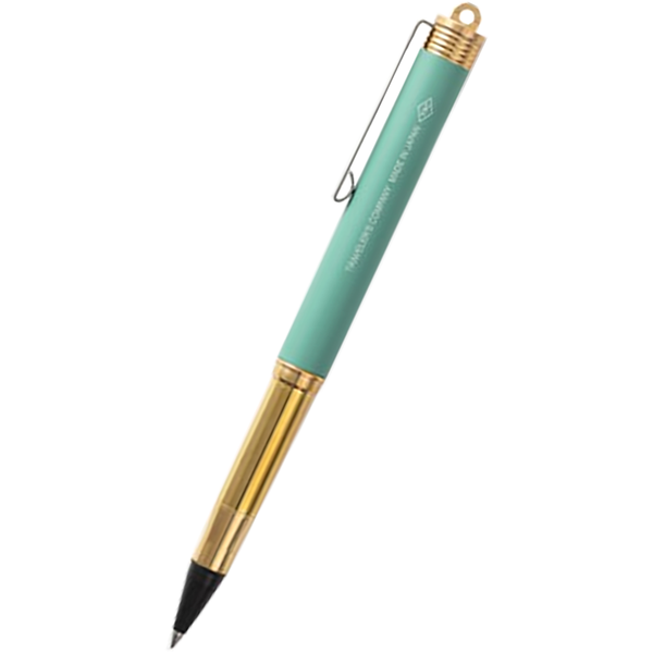 Traveler's Brass Rollerball Pen - Factory Green-Pen Boutique Ltd
