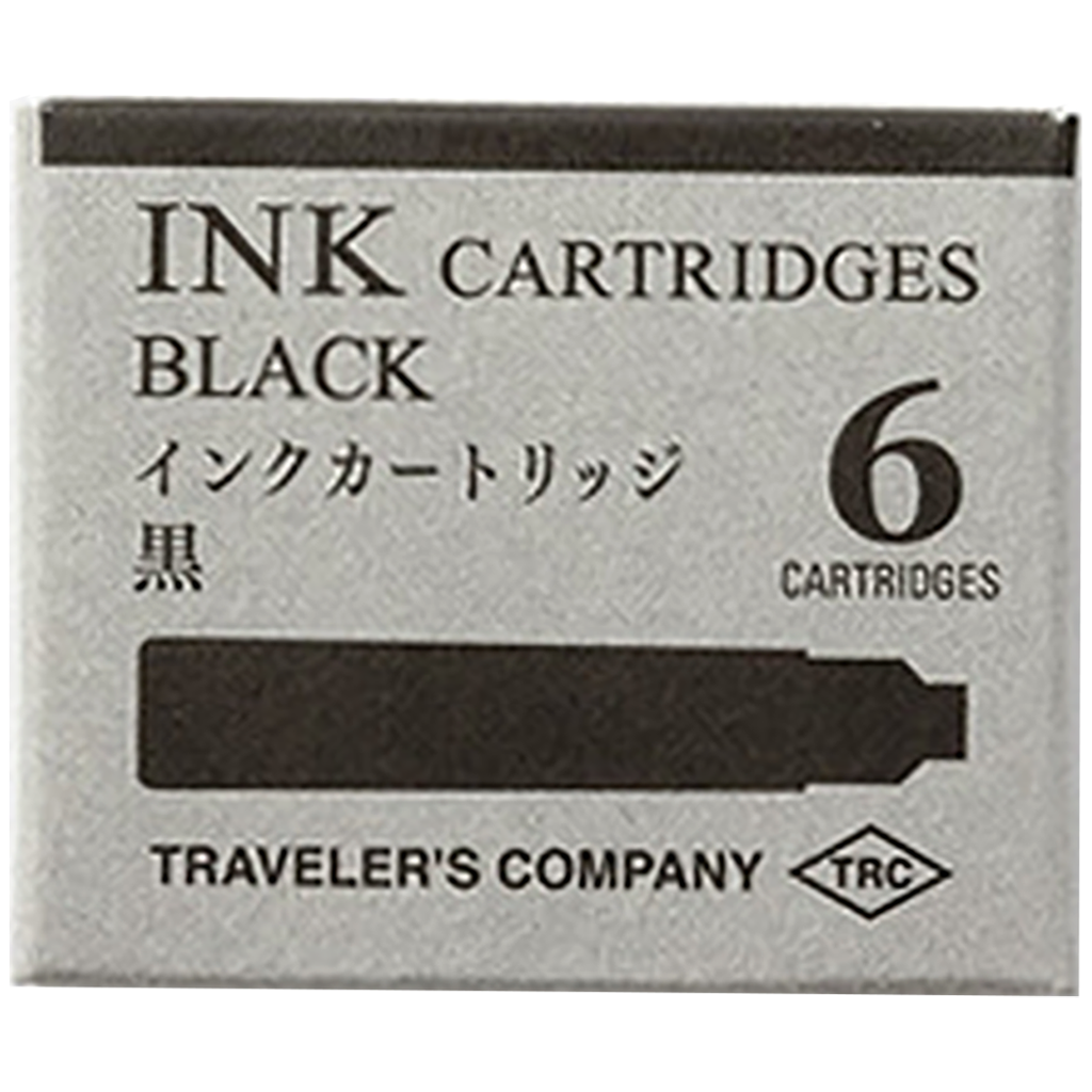 Traveler's Ink Cartridges - Black (6 Per Pack)-Pen Boutique Ltd
