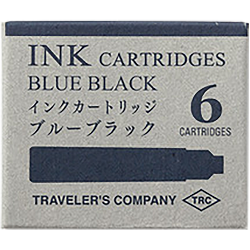 Traveler's Ink Cartridges - Dark Blue (6 Per Pack)-Pen Boutique Ltd