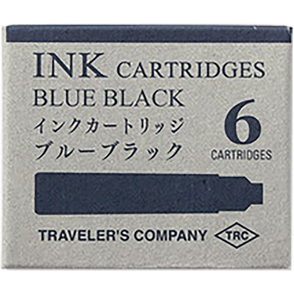 Traveler's Ink Cartridges - Dark Blue (6 Per Pack)-Pen Boutique Ltd
