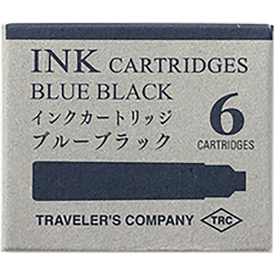 Traveler's Ink Cartridges - Dark Blue (6 Per Pack)-Pen Boutique Ltd