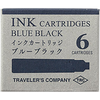 Traveler's Ink Cartridges - Dark Blue (6 Per Pack)-Pen Boutique Ltd