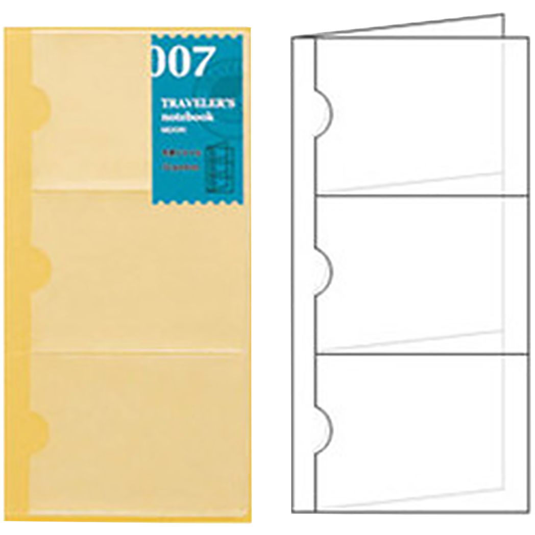 Traveler's Notebook 007 Refill - Regular Size - Card File-Pen Boutique Ltd