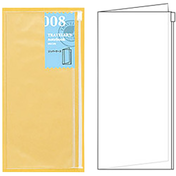Traveler's Notebook 008 Refill - Regular Size - Zipper Pocket-Pen Boutique Ltd