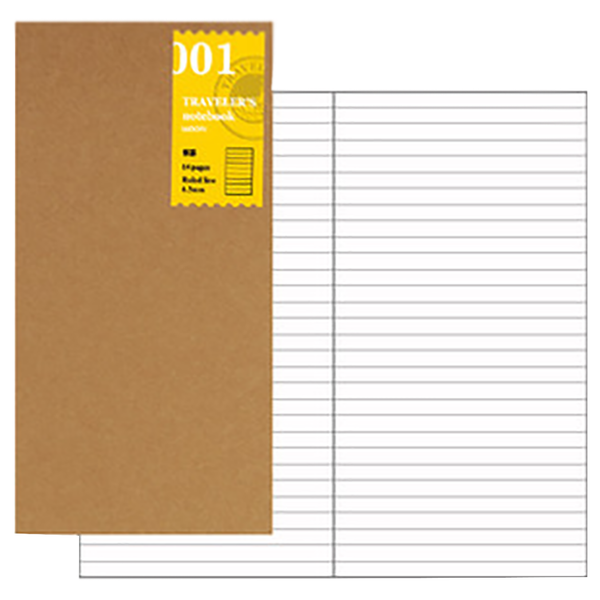 Traveler's Notebook 022 Refill - Regular Size - Lined-Pen Boutique Ltd