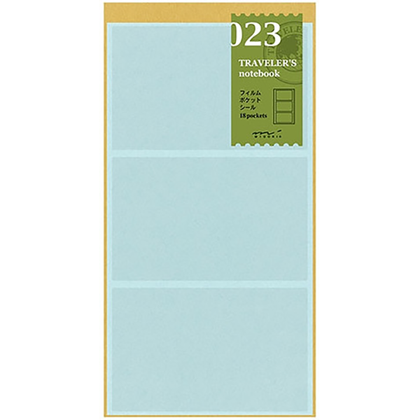 Traveler's Notebook 023 Refill - Regular Size - Film Pocket Sticker-Pen Boutique Ltd