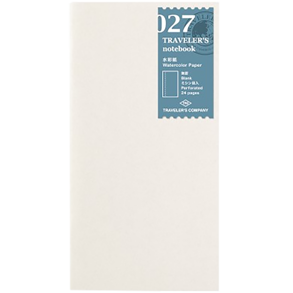 Traveler's Notebook 027 Refill - Regular Size - Watercolor Paper-Pen Boutique Ltd