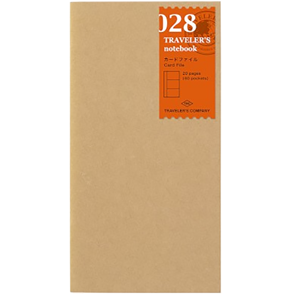 Traveler's Notebook 028 Refill - Regular Size - Card File-Pen Boutique Ltd