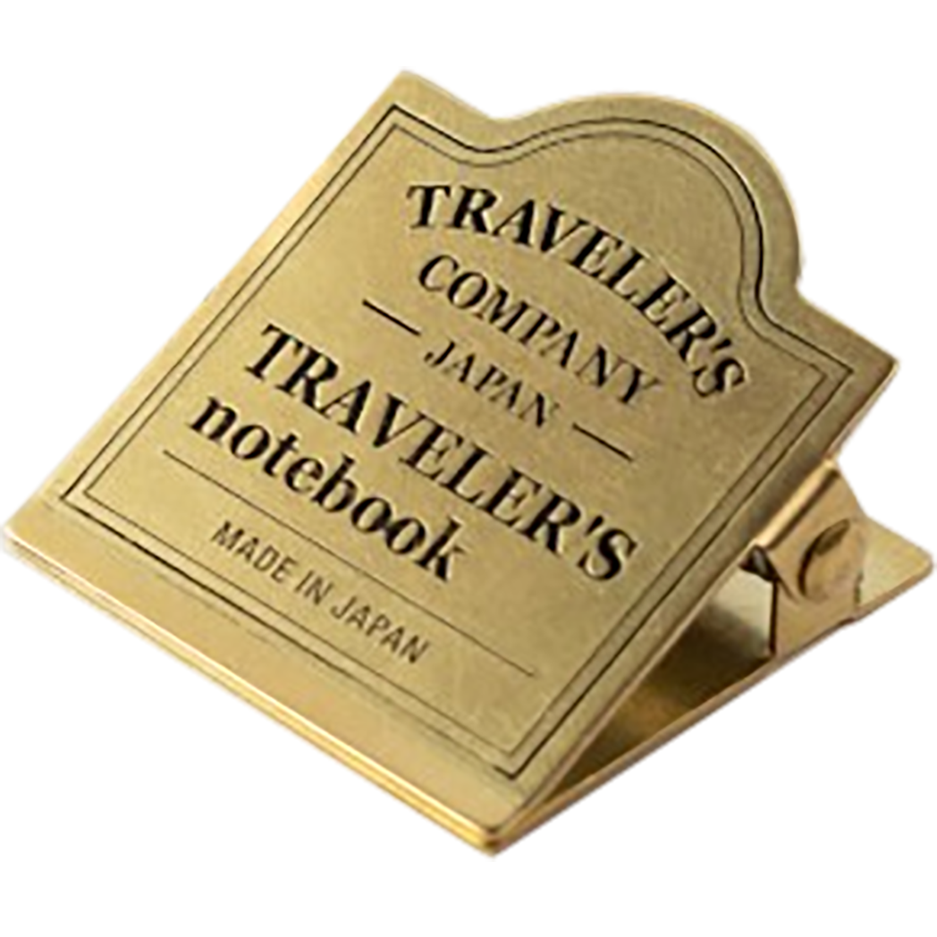 Traveler's Notebook 030 Brass Clip - Logo-Pen Boutique Ltd