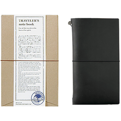 Traveler's Notebook - Black - Regular Size-Pen Boutique Ltd