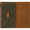 Traveler's Notebook Case - Olive (Regular Size)-Pen Boutique Ltd