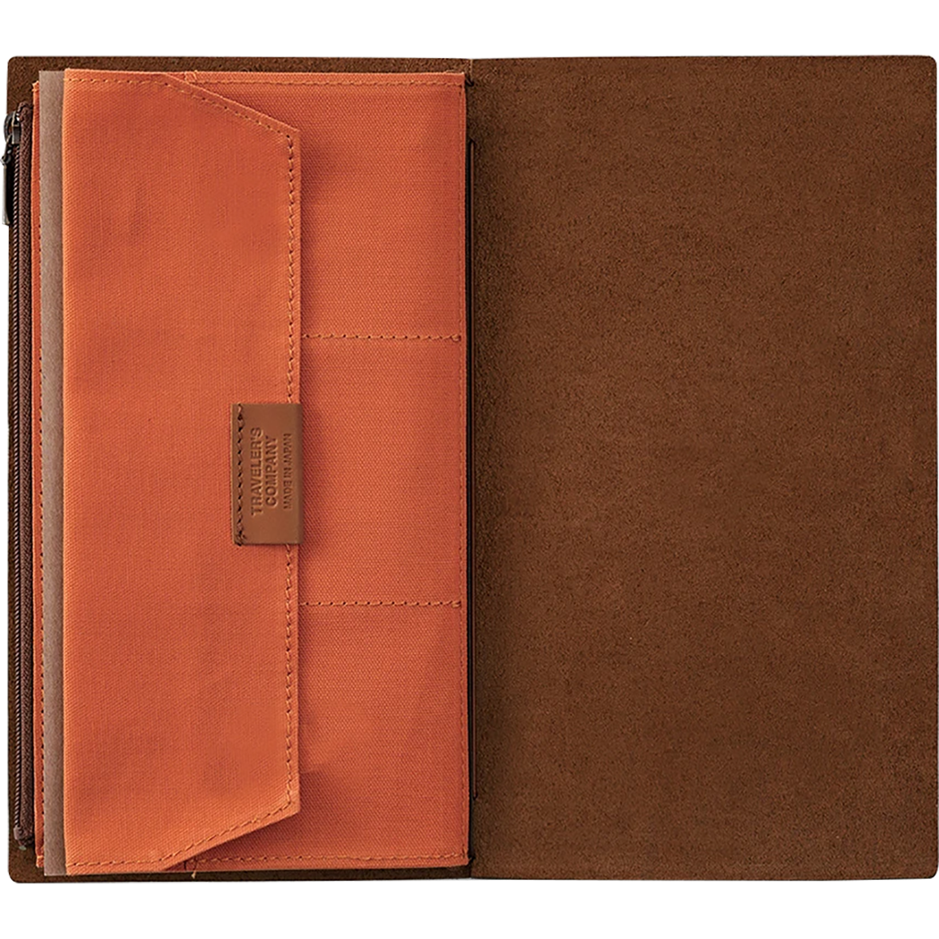 Traveler's Notebook Case - Orange (Regular Size)-Pen Boutique Ltd