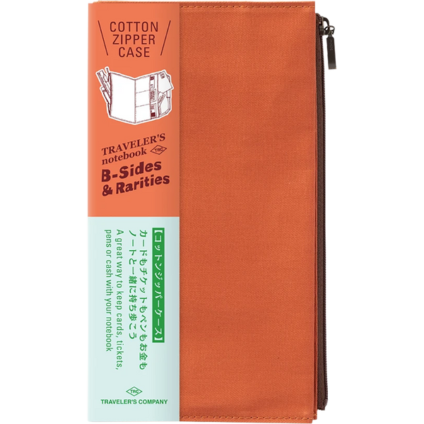 Traveler's Notebook Case - Orange (Regular Size)-Pen Boutique Ltd