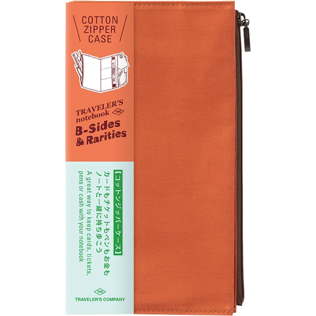 Traveler's Notebook Case - Orange (Regular Size)-Pen Boutique Ltd