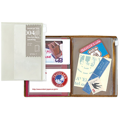Traveler's Notebook P04 Refill - Passport Size - Zipper Pocket-Pen Boutique Ltd