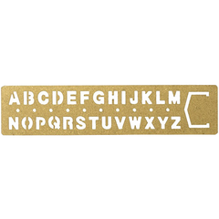 Traveler's Template Bookmark Alphabet-Pen Boutique Ltd