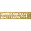 Traveler's Template Bookmark Alphabet-Pen Boutique Ltd