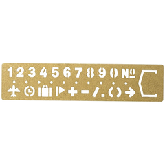 Traveler's Template Bookmark Number-Pen Boutique Ltd
