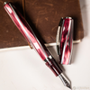 Visconti Divina Fountain Pen - Elegance Bordeaux (Oversize)-Pen Boutique Ltd