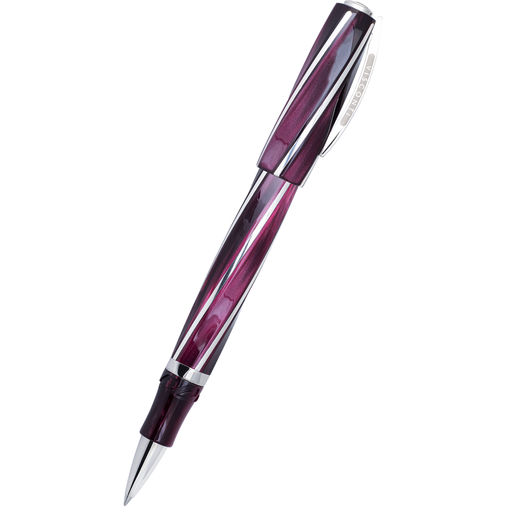 Visconti Divina Rollerball Pen - Elegance Bordeaux (Oversize)-Pen Boutique Ltd