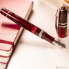 Visconti Homo Sapiens Demo Stones Fountain Pen - Ruby-Pen Boutique Ltd
