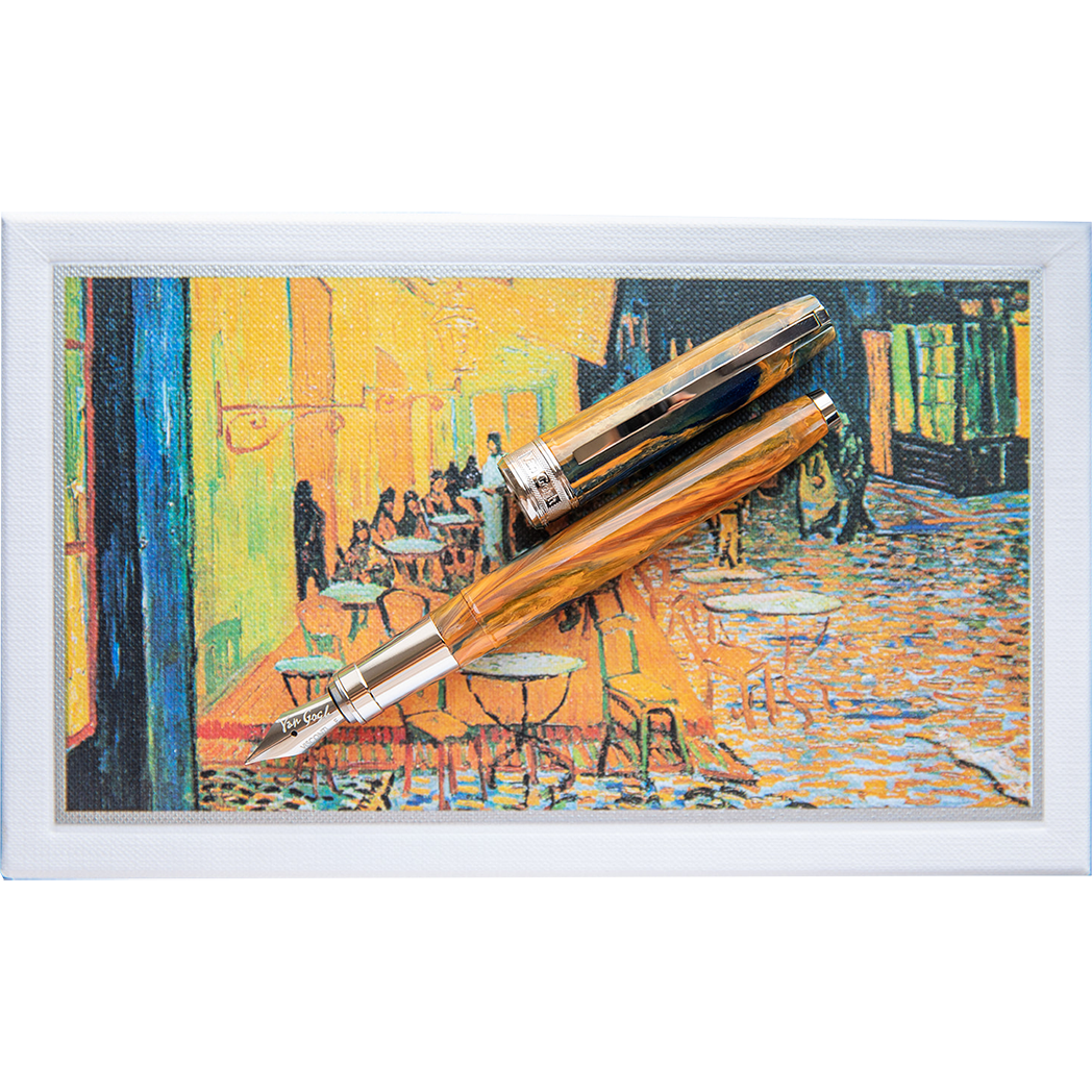 Visconti Van Gogh Fountain Pen - Café Terrace at Night-Pen Boutique Ltd