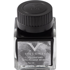 Visconti Van Gogh Ink Bottle - Old Vineyard with Peasant Woman - Grey - 30ml-Pen Boutique Ltd