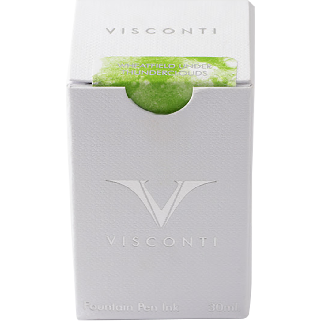 Visconti Van Gogh Ink Bottle - Wheatfield under Thunderclouds - Green - 30ml-Pen Boutique Ltd
