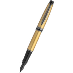 Waterman Expert3 Fountain Pen - Gold - Ruthenium Trim (Special Edition)-Pen Boutique Ltd